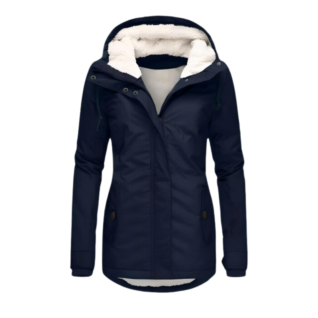 Women's Parka with Water Repellent and Hood | Thermal Lining | For Winter | Size S-3XL
