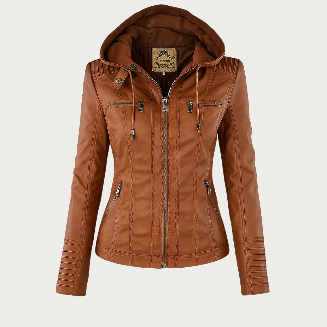 Sophie - Durable and Elegant Leather Jacket