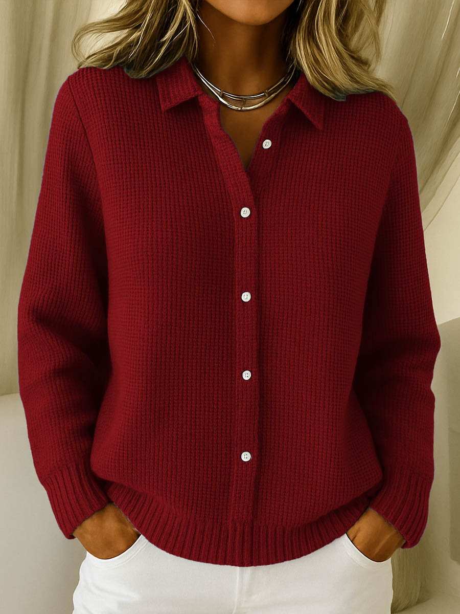 Women's Sweater with Fitted Cut | Size S-3XL | Blue, Dark Blue, Pink, Red