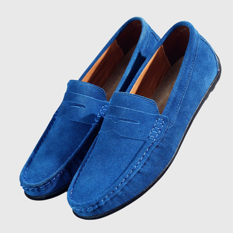 Unisex Classic Loafers, Penny Strap, Moc Toe, Slip-On
