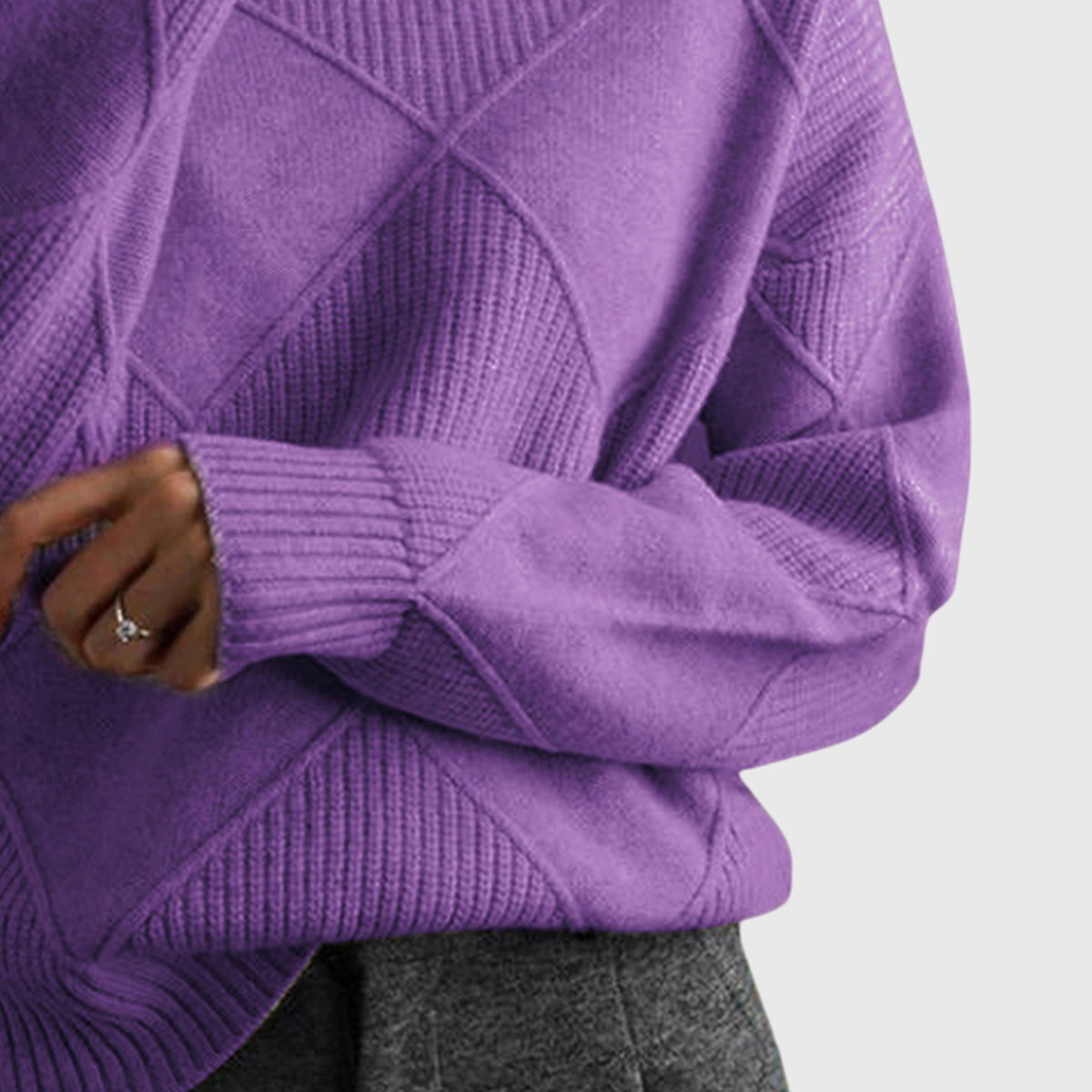 Angela™ - Turtleneck Sweater