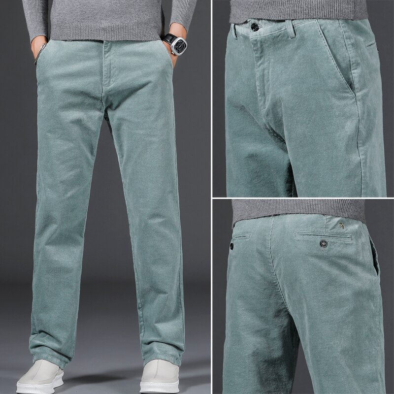 Jacob · Mid-Waist Corduroy Trousers