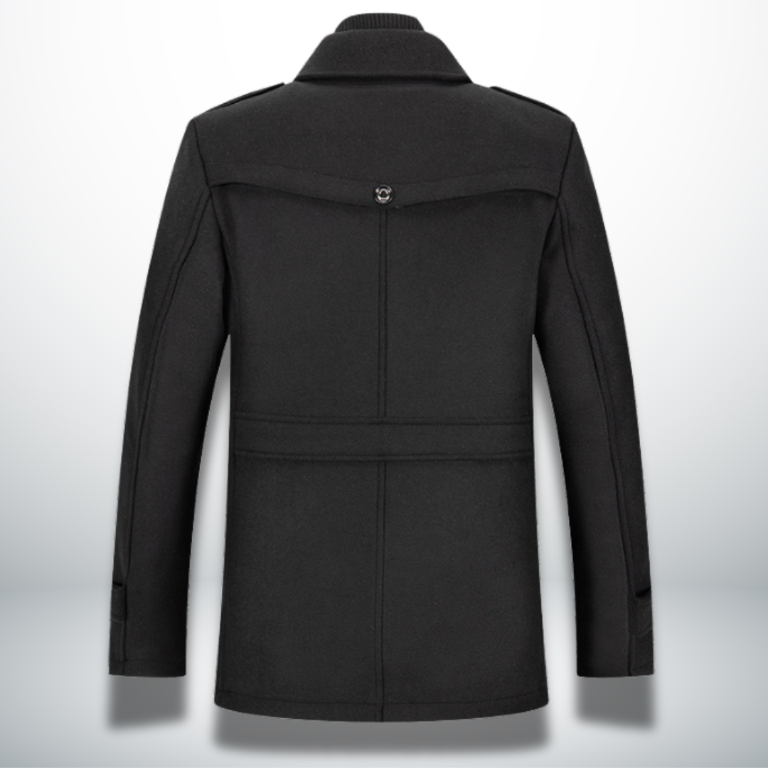 Felix | Mens Smart-Casual Coat with Button Front — Classic Silhouette in 5 Colors M–5XL | Westmere