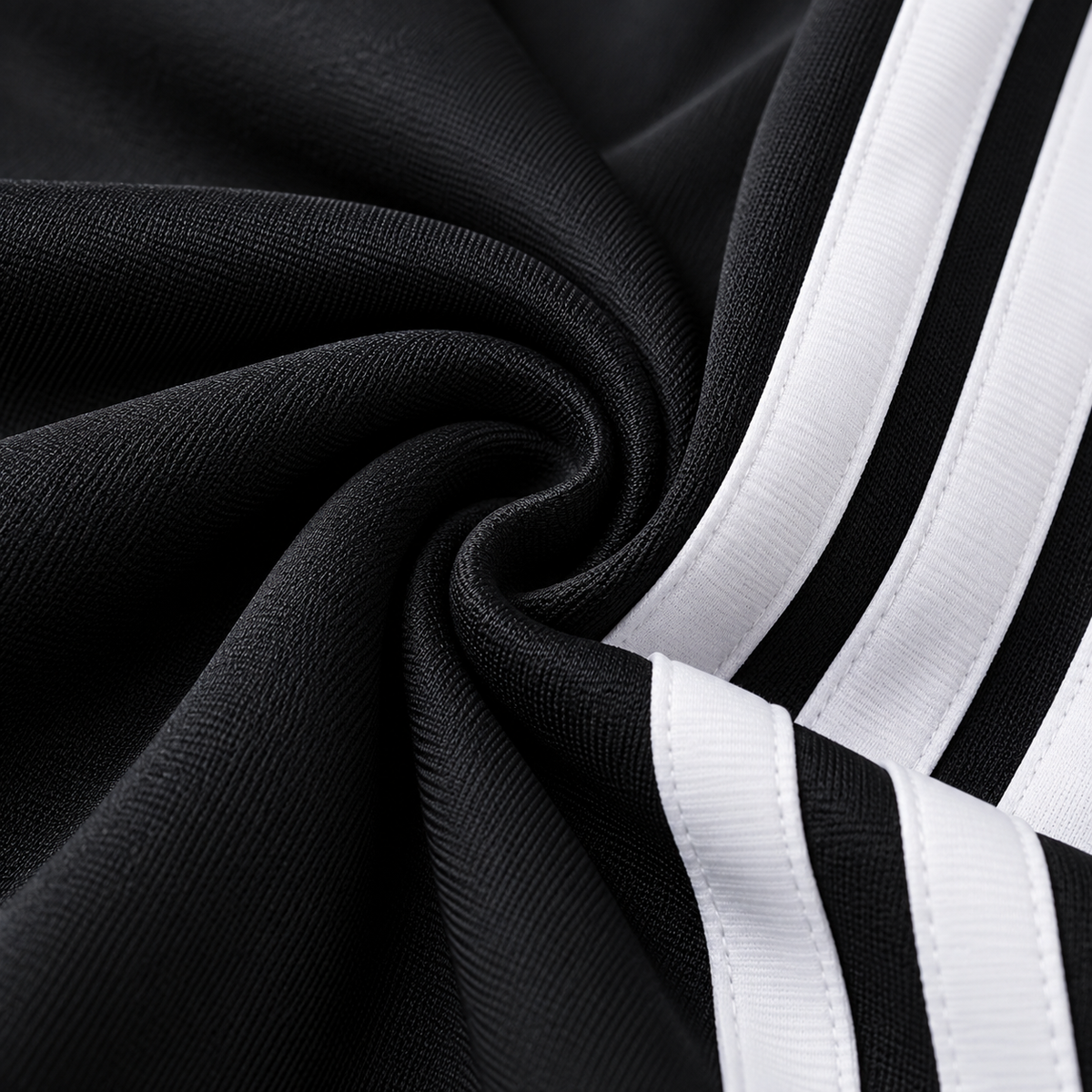Wearbella – Contrast Stripe High-Waisted Wide-Leg Tracksuit Set
