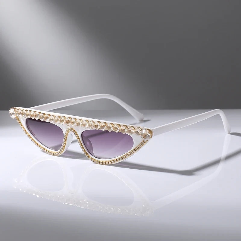 Sage Crystal Cat Eye Sunglasses