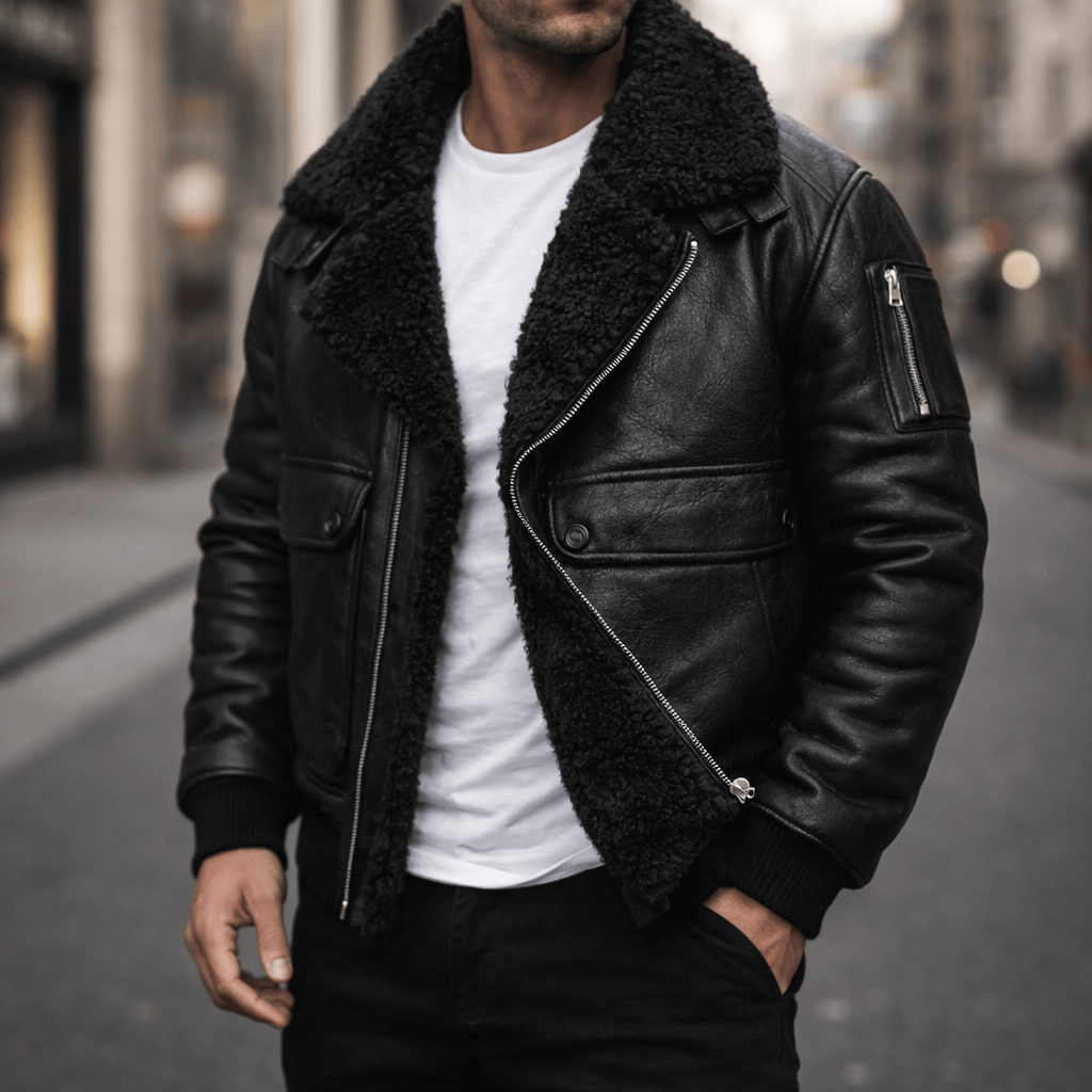Belluno Shearling Leather Jacket