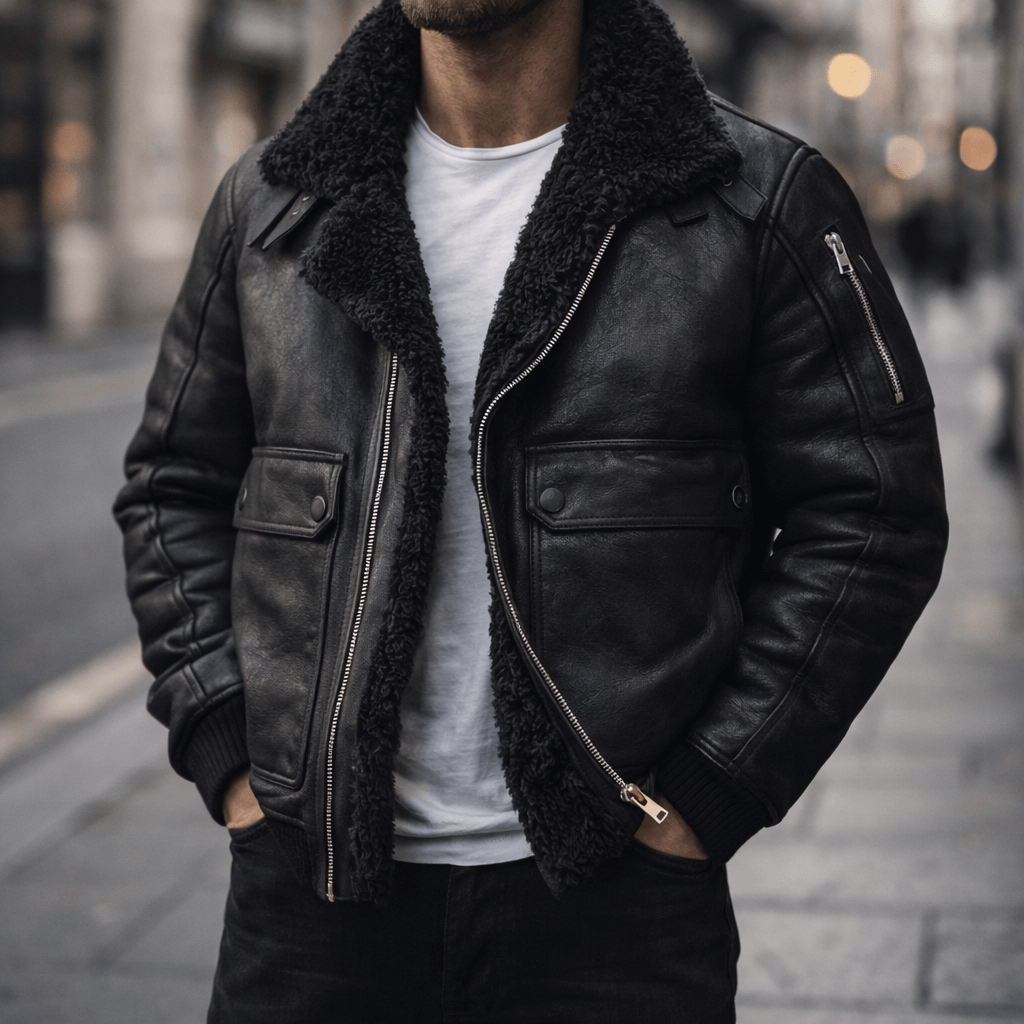 Belluno Shearling Leather Jacket