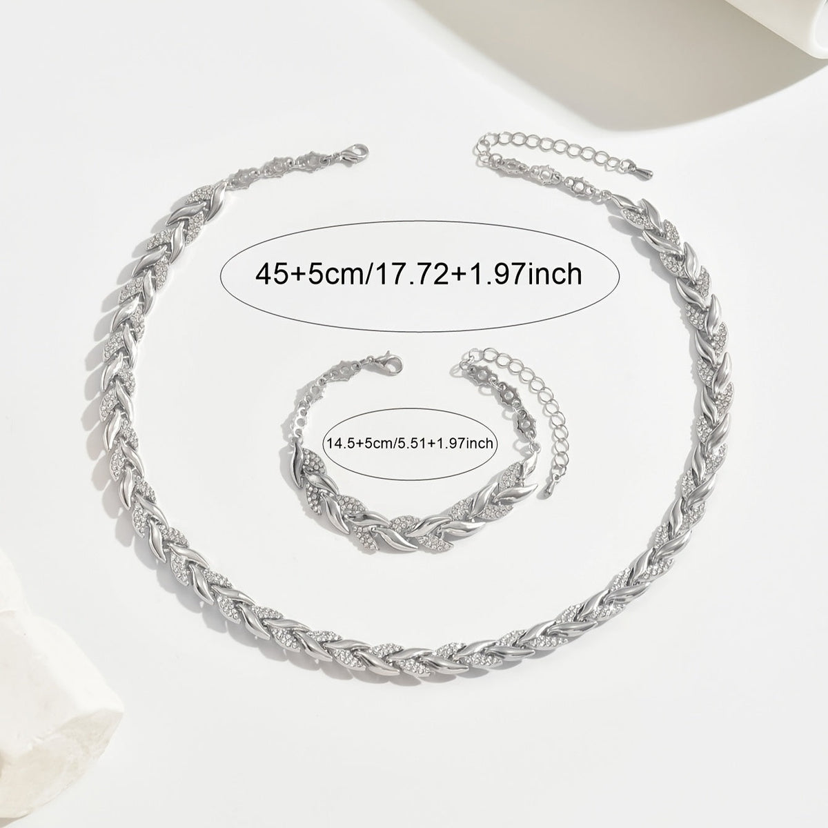 Mermaid Tail | Crystal Jewelry Set