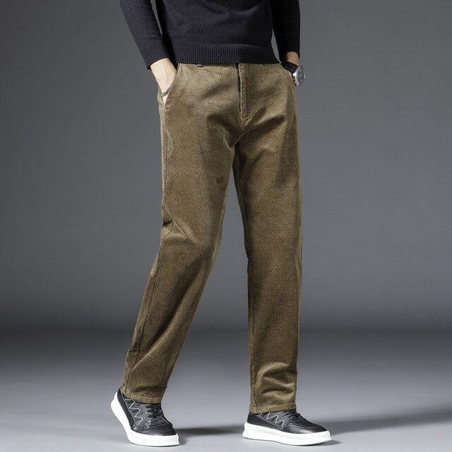 Jacob · Mid-Waist Corduroy Trousers