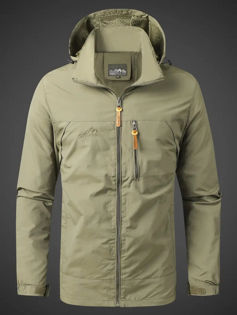 Arvin | Mens All-Weather Hooded Jacket — Hooded Outdoor Jacket in 5 Colors S–3XL | Westmere