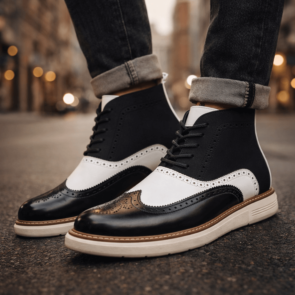 Raven Leather Boots