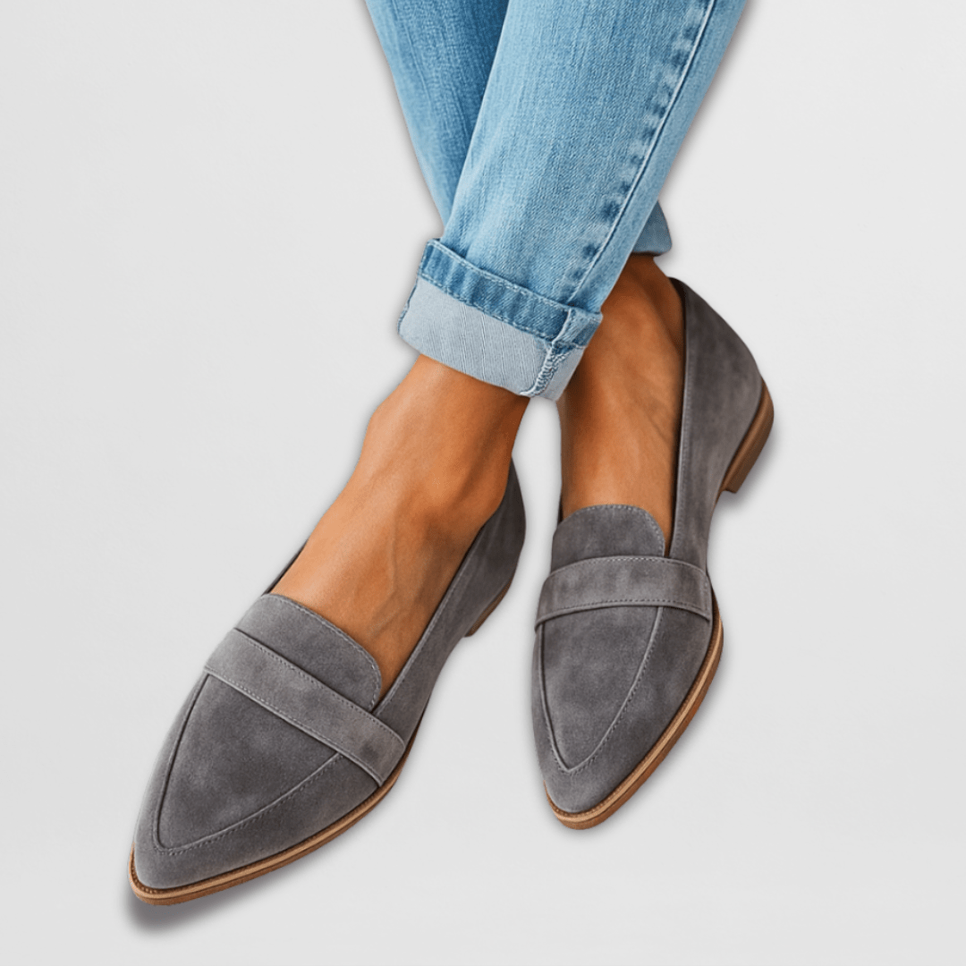 Helen | Orthopedic Soft Suede-Effect Moccasins
