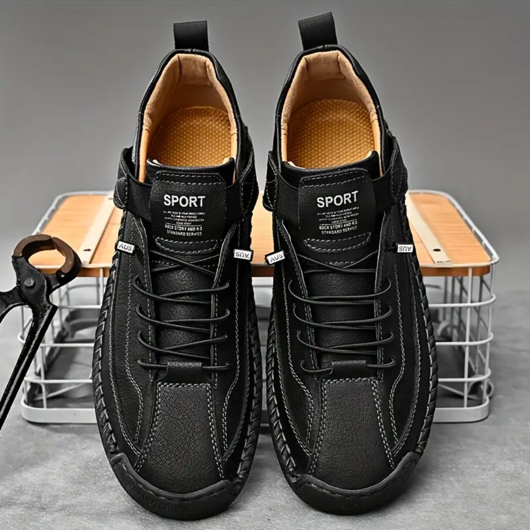 Marshall | Men's Orthopedic Leather-Like Shoes