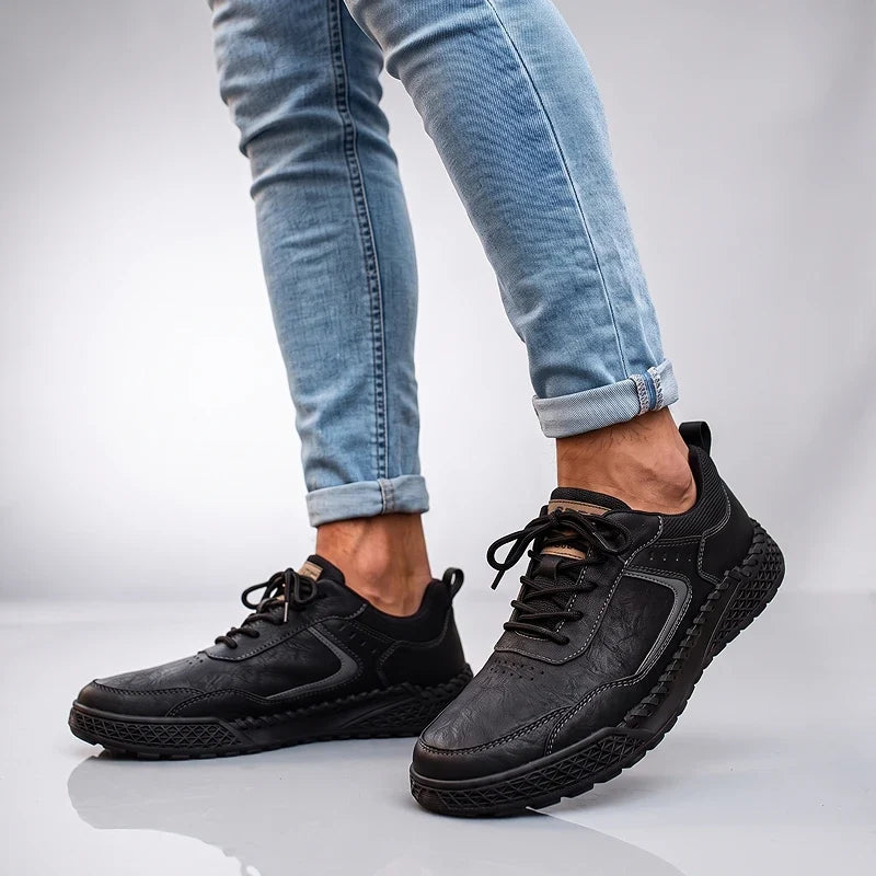 Halvard Leather Sneakers