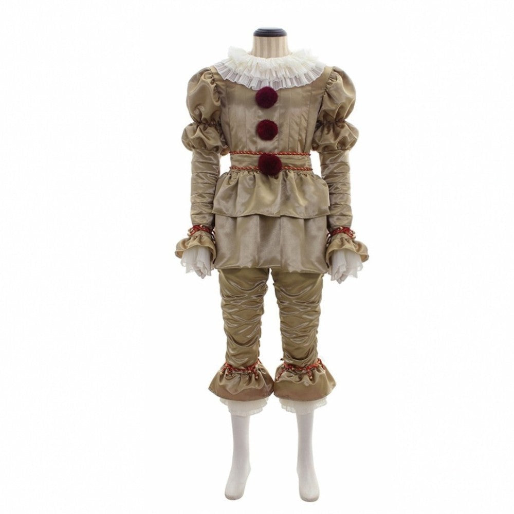 Halloween's Fun Clown Costume for Kids and Adults