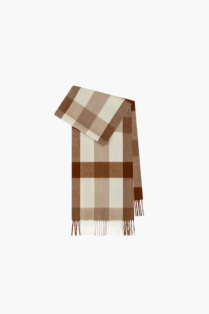 Belmere Wool Checked Scarf
