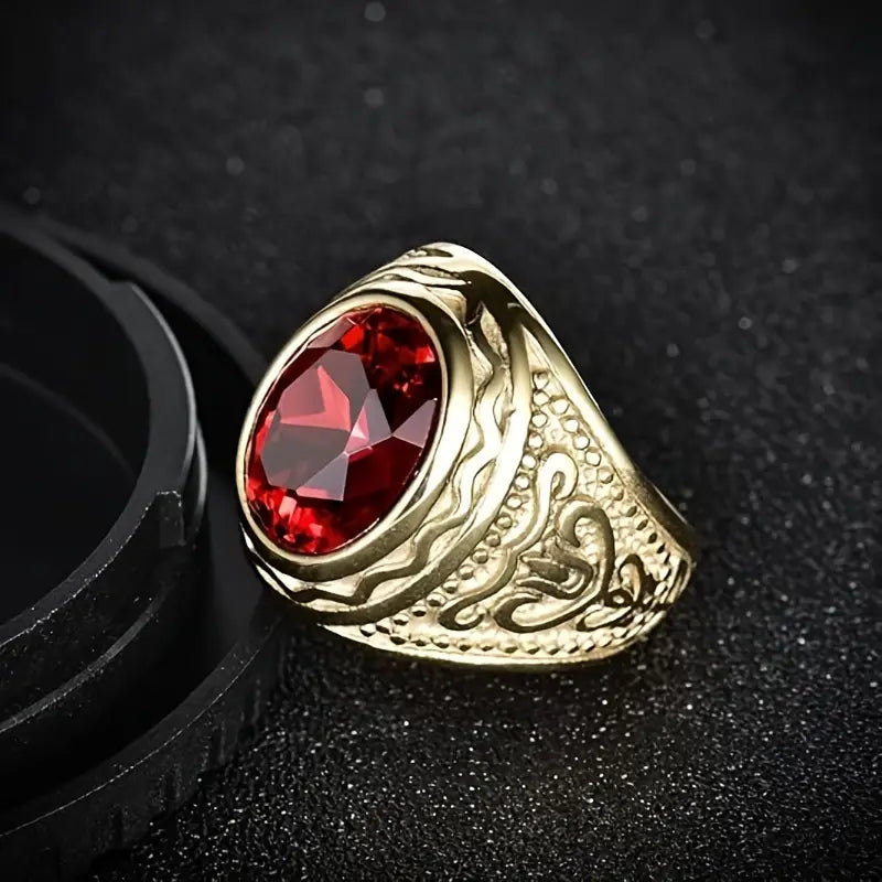 Gold Statement Ring