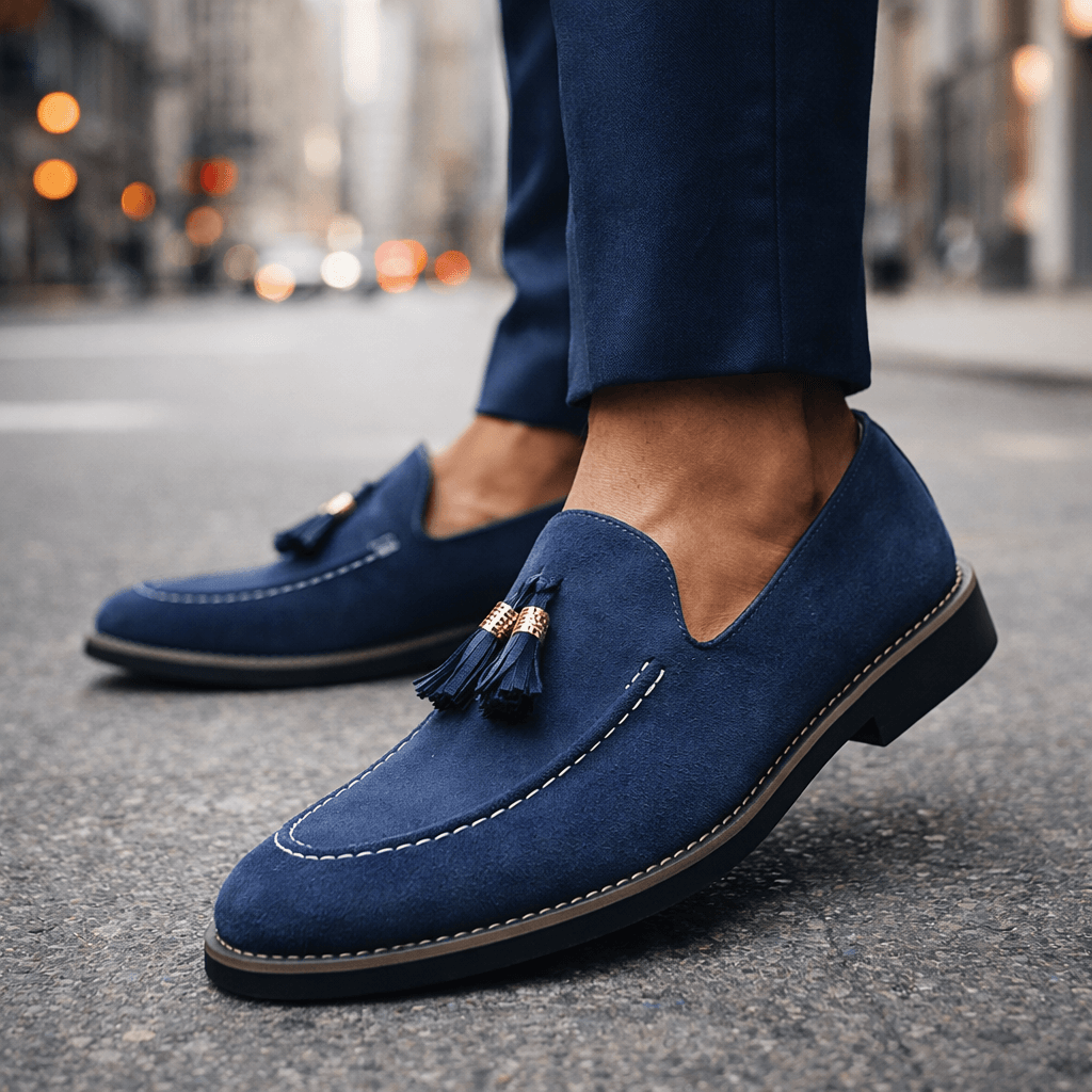 Harlow Suede Tassel Loafers