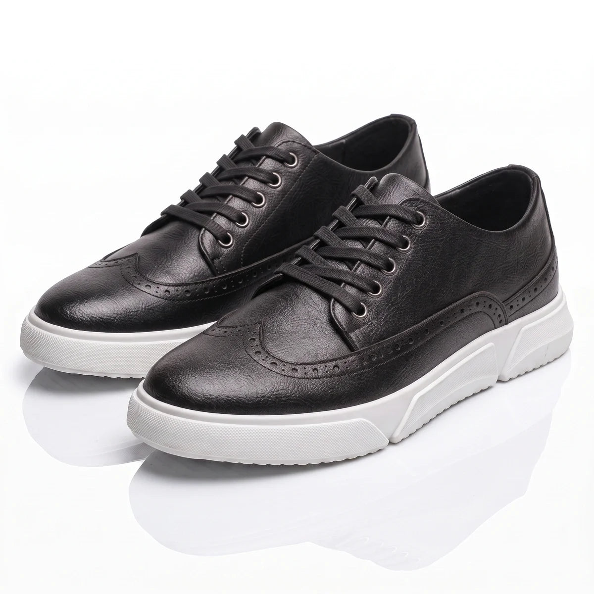 Calver Leather Brogue Sneakers