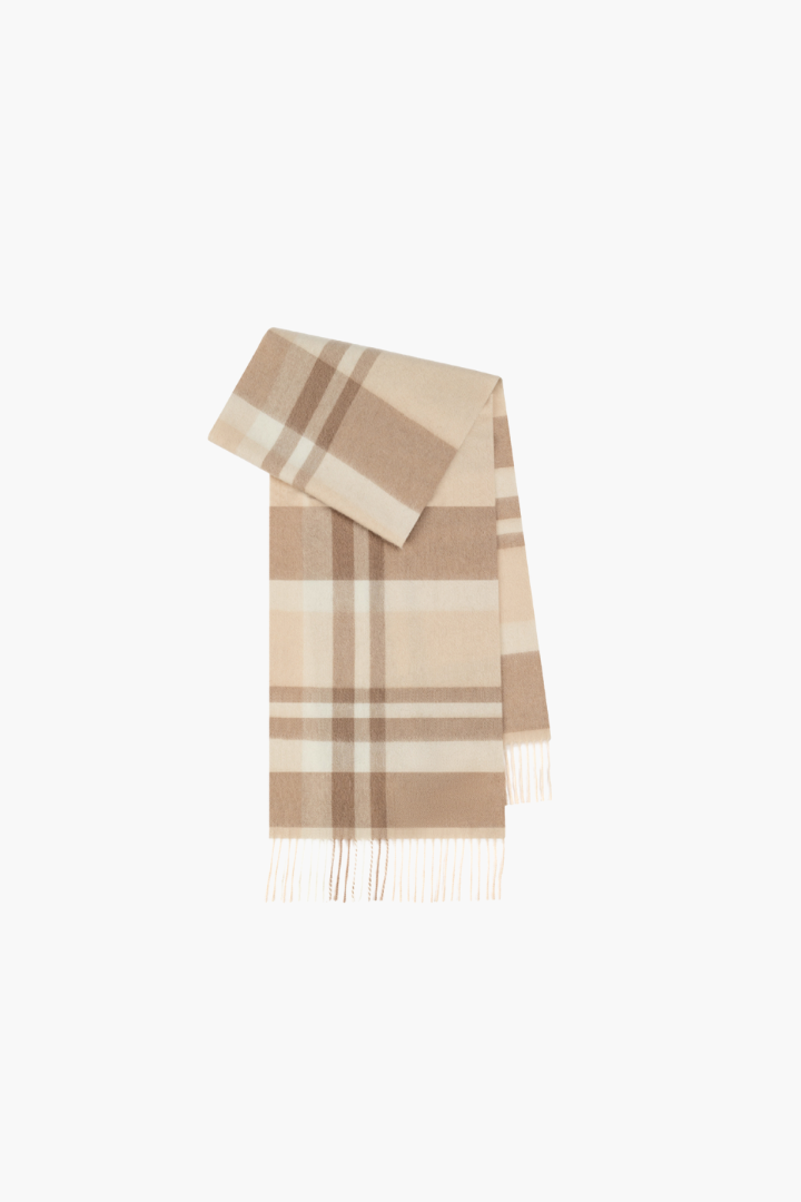 Belmere Wool Checked Scarf