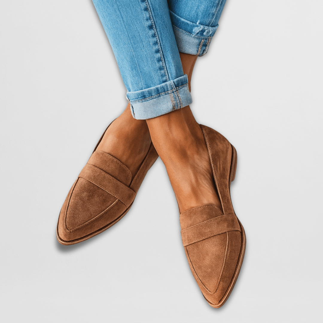 Helen | Orthopedic Soft Suede-Effect Moccasins