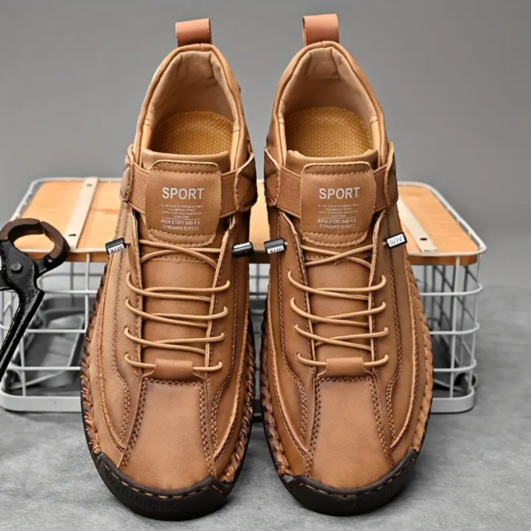 Marshall | Men's Orthopedic Leather-Like Shoes