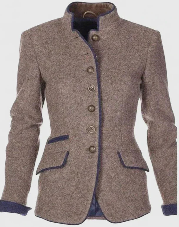 Women's High Collar Cardigan Sweater with Long Sleeves | Comfortable Flattering Fit for Casual or Dressy Looks | Size S-3XL