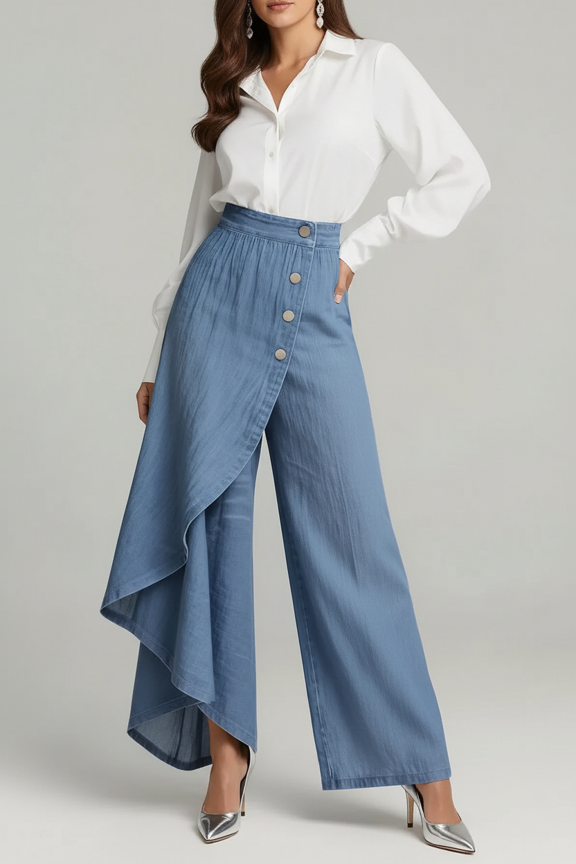 Eva's Boutique | Stylish Wrap Style Trousers