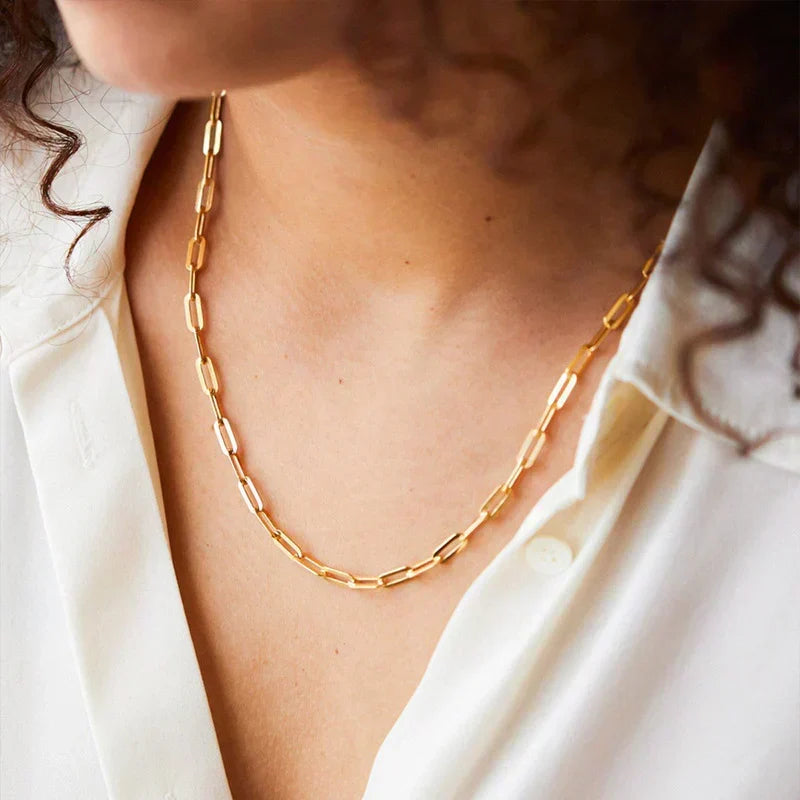 Gold Chain Necklace | Elegant Layering Necklace for Women