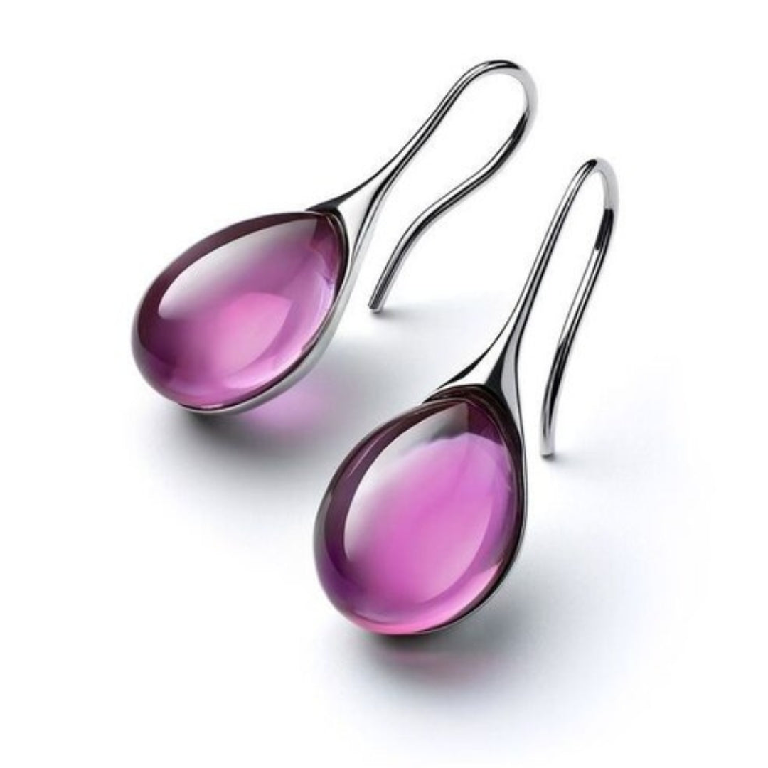 Gold Crystal | Crystal Earrings in Gold and Silver