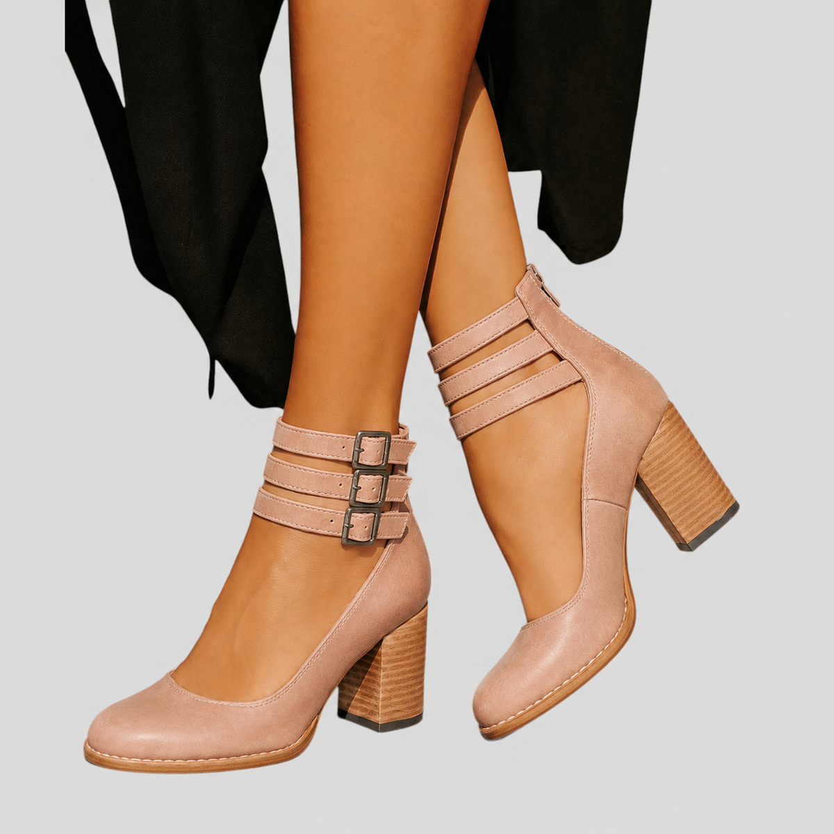 Women's Mid Calf Boots with Support Sole | Comfortable Booties in a Slim, Tapered Line | Size 5-10.5