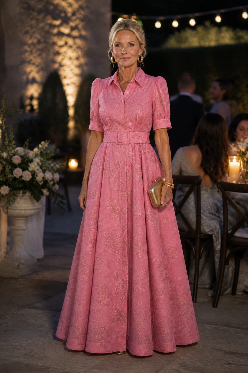 Violet & Grace | Floral Maxi Dress with Belt™