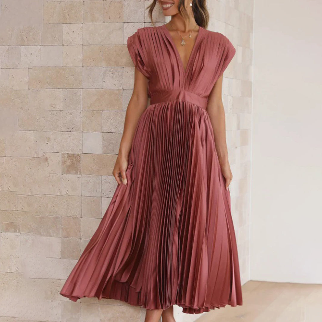 Violet & Grace | Timeless Pleated Midi Dress™