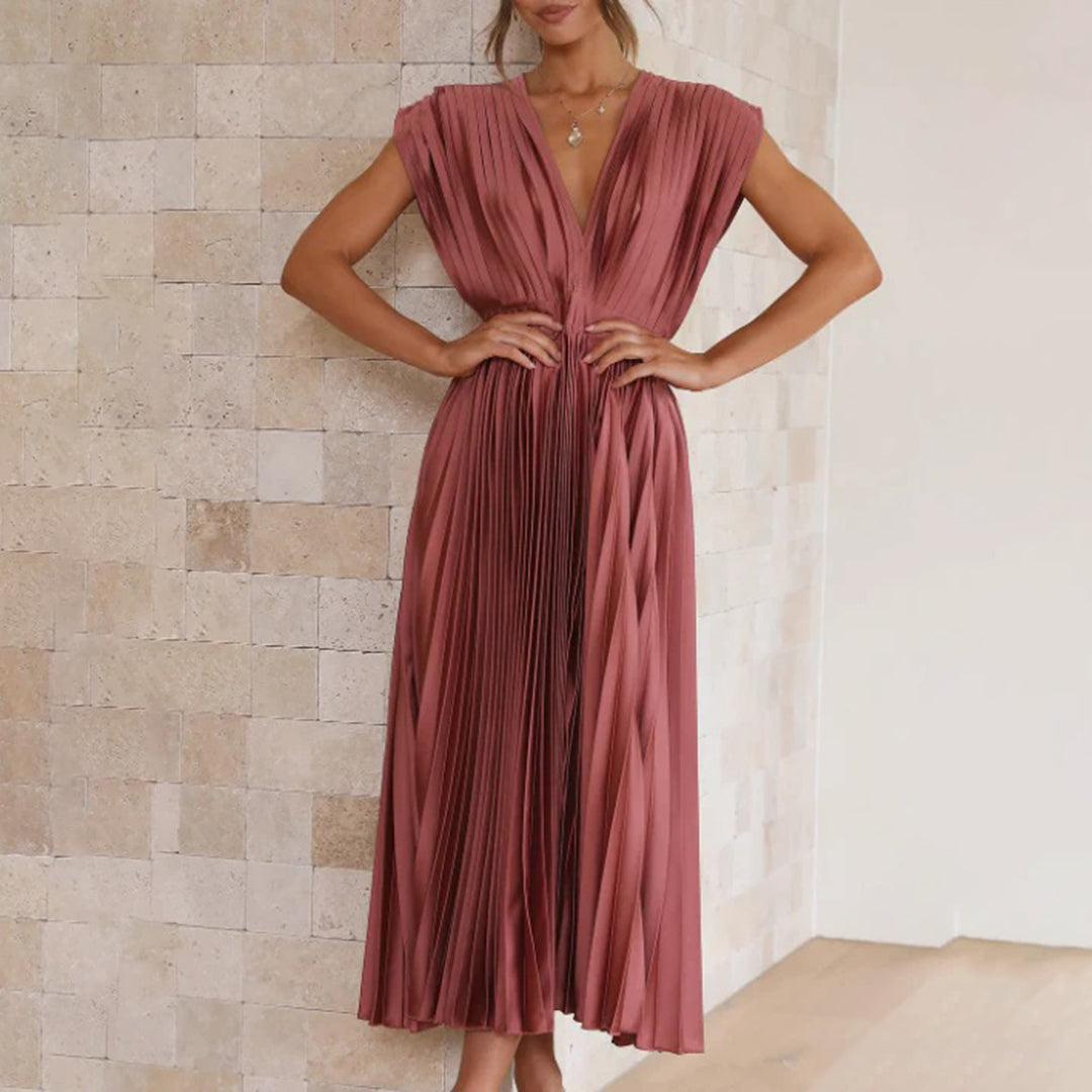 Violet & Grace | Timeless Pleated Midi Dress™