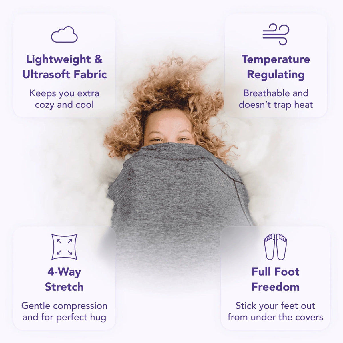 Comfortable Compression Blanket for Restful Sleep