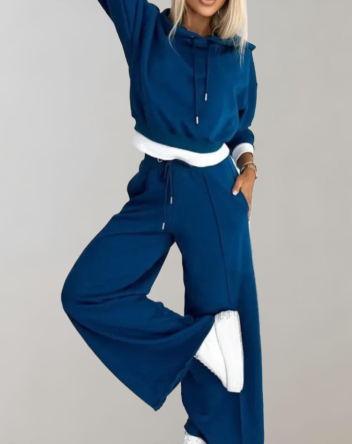 Carmen | Womens Hoodie and Jogger Set | Hooded Sweatshirt, Loose Fit Jogger Pants | Black, Gray, Beige and More S-2XL
