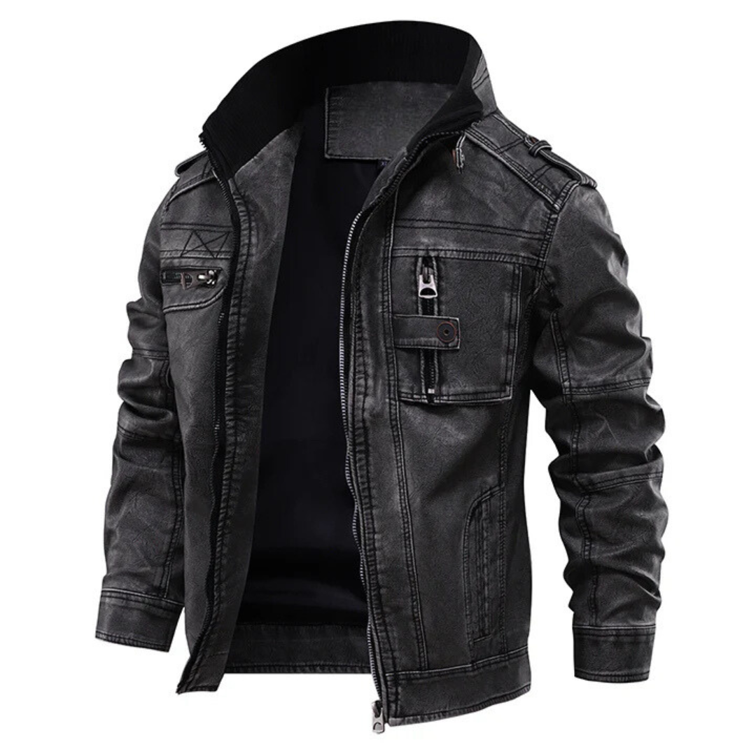 Laurent Monaco · Leather-Like Casual Jacket