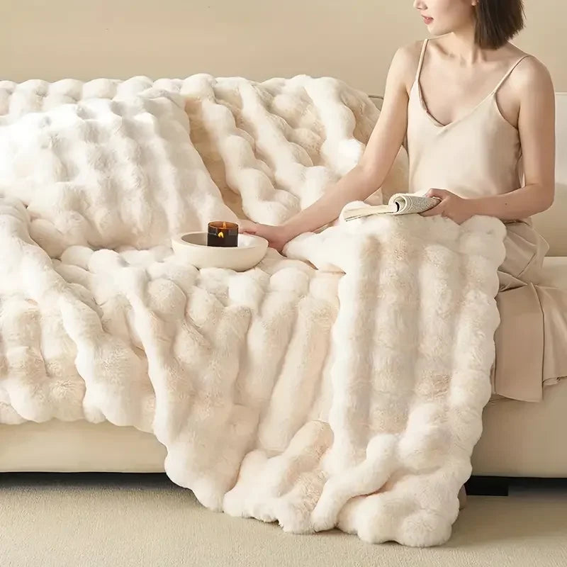Cozy Reversible Winter Blanket for Ultimate Warmth and Comfort