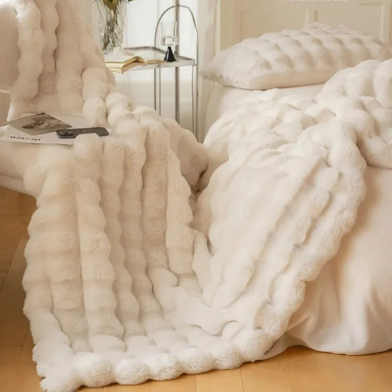 Cozy Reversible Winter Blanket for Ultimate Warmth and Comfort