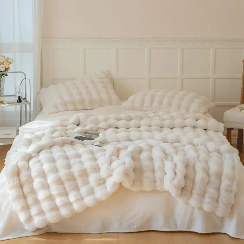 Cozy Reversible Winter Blanket for Ultimate Warmth and Comfort
