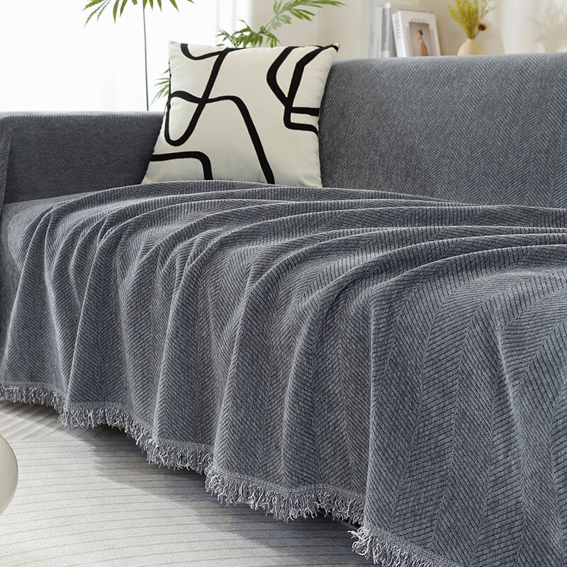 Cozy Soft Fringe Throw Blanket for Ultimate Comfort