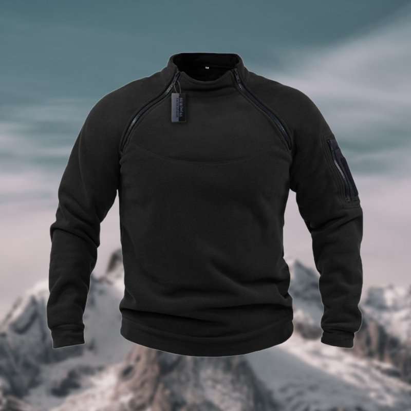 Friedrich | Mens Spring Quarter-Zip Sweater — Stand-Collar Lightweight Knit in 5 Colors S–3XL | Westmere