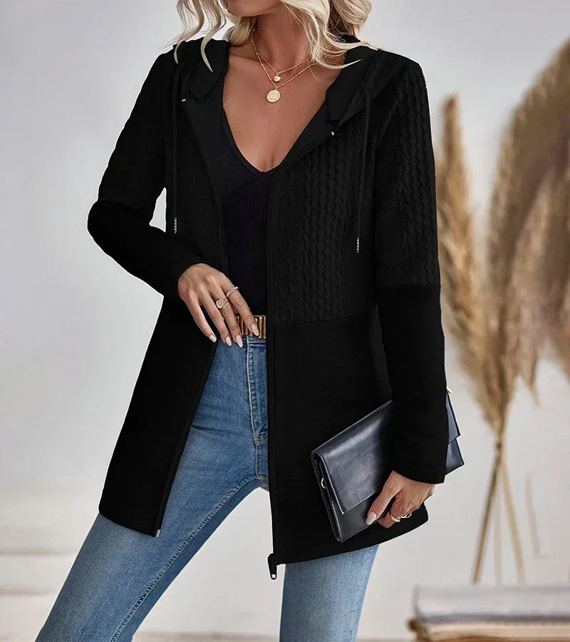 Women's Zip Up Hoodie with Full Length Closure | Breathable Relaxed Fit Sweatshirt for Layering | Size S-5XL, 4 Colors