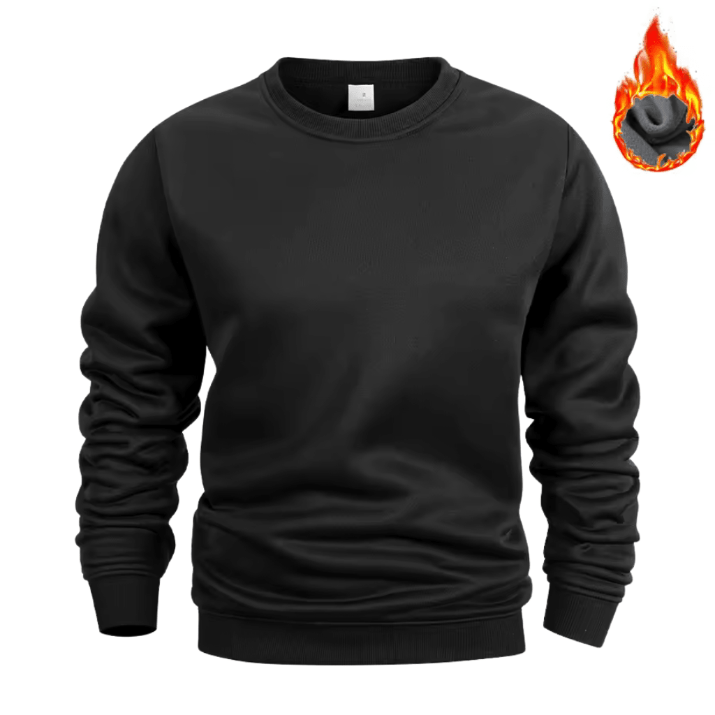 Men's Crew Neck Sweatshirt, Long Sleeves, Ribbed Trims