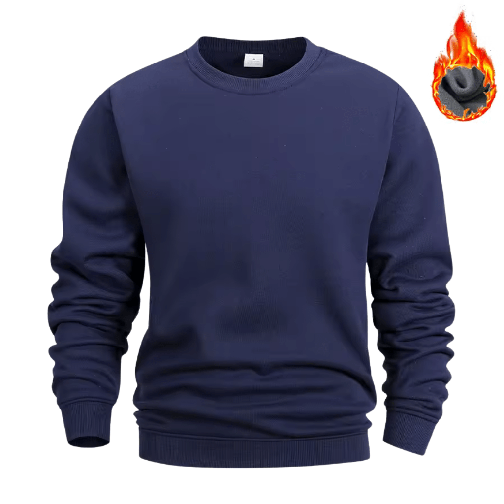 Men's Crew Neck Sweatshirt, Long Sleeves, Ribbed Trims