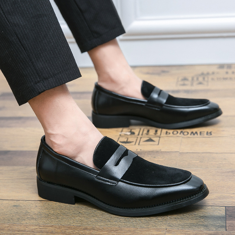 Men's Penny Loafers, Slip-On, Round Toe, Low Heel