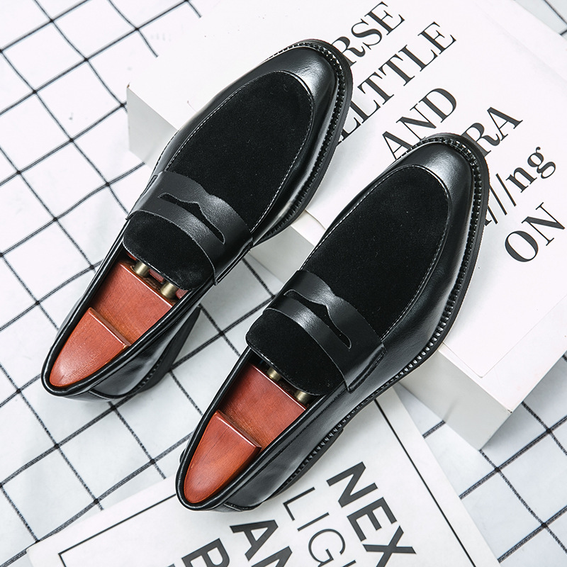 Men's Penny Loafers, Slip-On, Round Toe, Low Heel