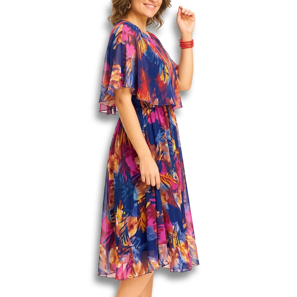 Eva's Boutique | Breezy Chiffon Dress