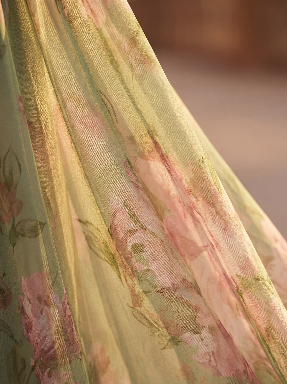 Olivia | Tulle Halter Floral Dress