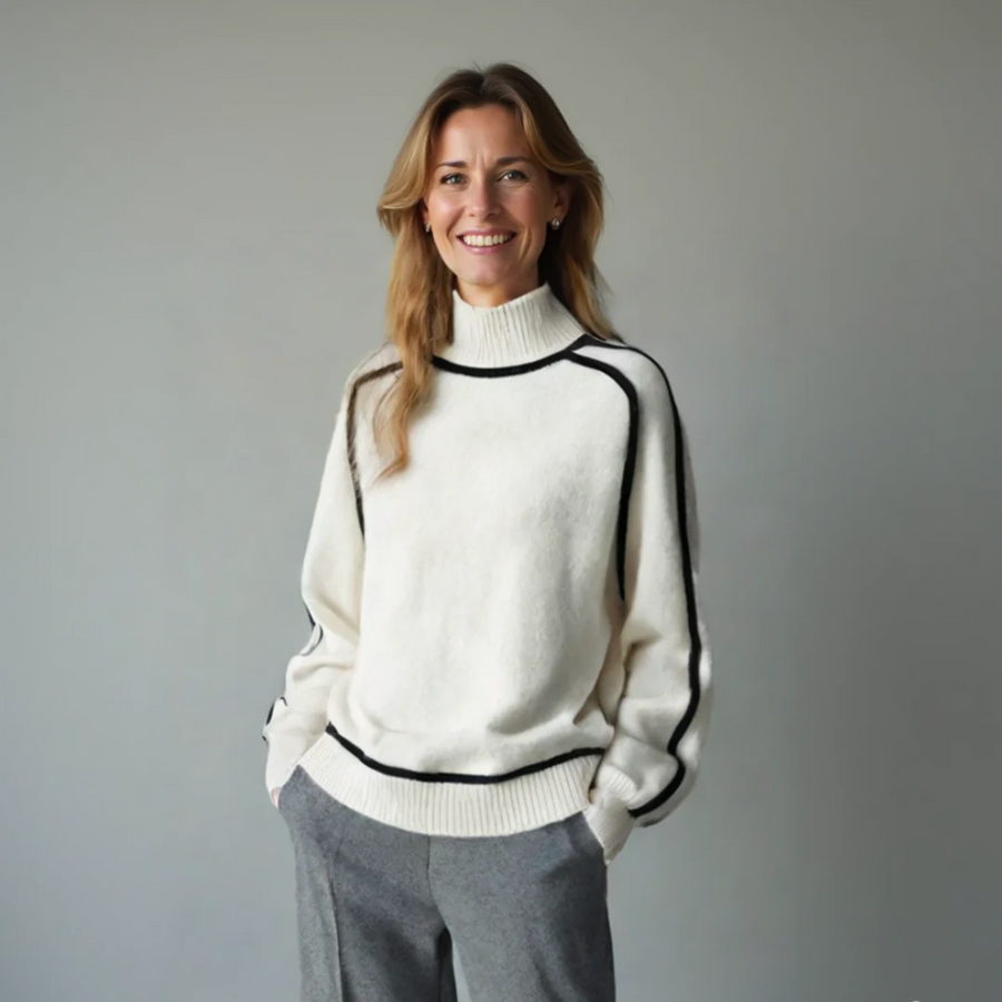 Women's Bio Turtleneck Sweater, Sustainable Design